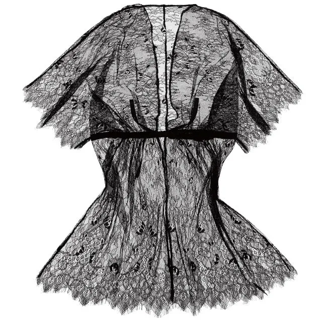 2019 Summer Women's New Silk Nightdress Lace Sexual Lingerie Water Soluble Flower Nightdress Halter Strap Dress night dress