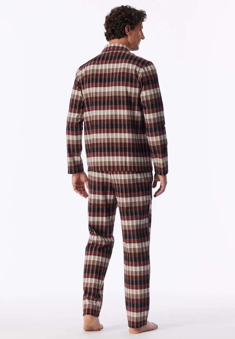 Pyjama Bunt gemustert - Selected Premium Warming