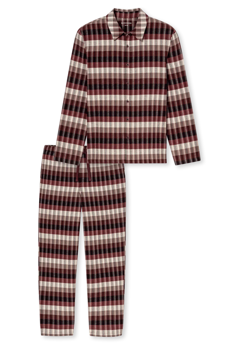 Pyjama Bunt gemustert - Selected Premium Warming