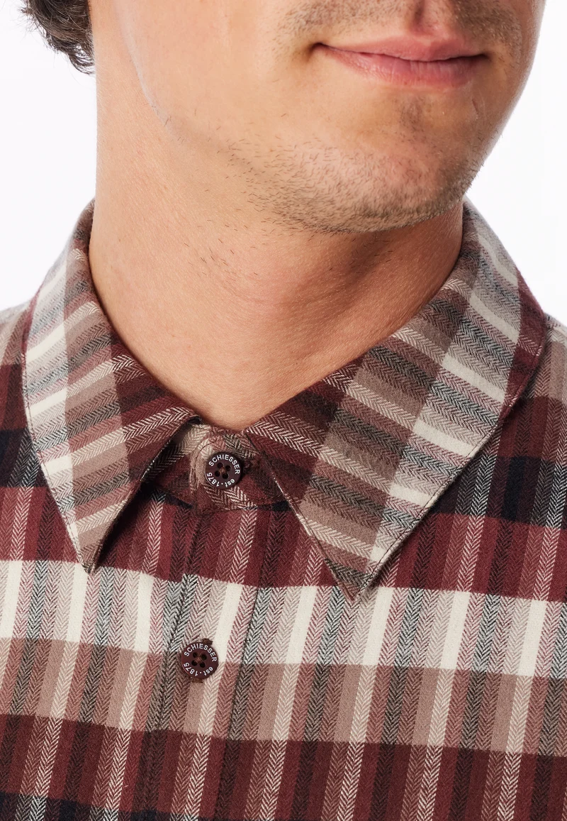 Pyjama Bunt gemustert - Selected Premium Warming
