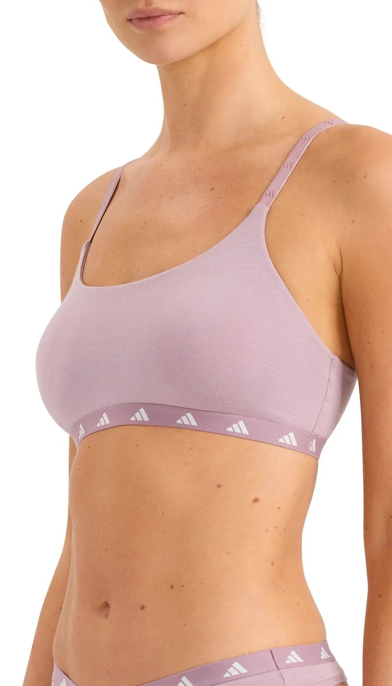 Bustier mit herausnehmbaren Pads Lila - ADIDAS