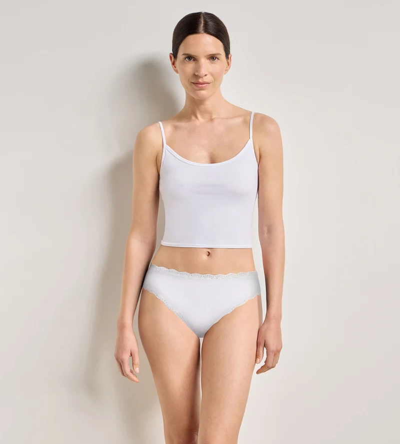 Lot de 2 culottes gris cendre Daily Coton Dentelle