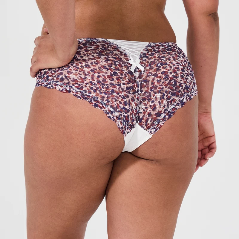 Shorty blanc imprimé Luccia swing