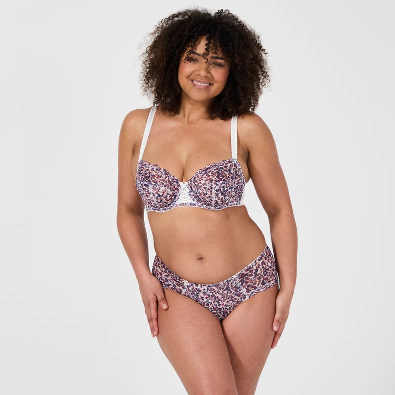 Shorty blanc imprimé Luccia swing