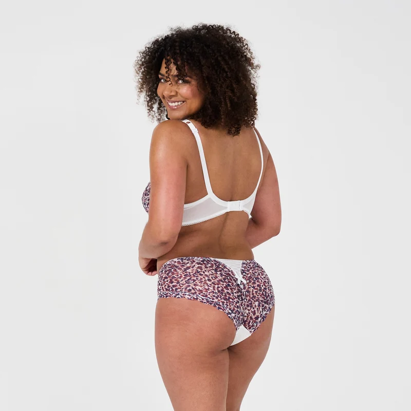 Shorty blanc imprimé Luccia swing