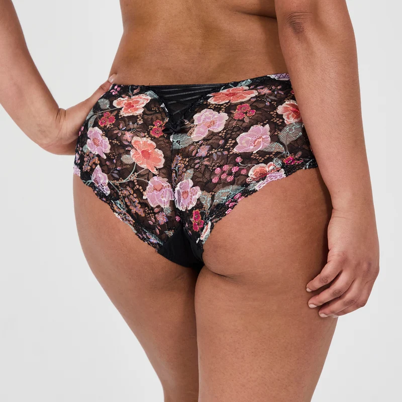 Shorty noir végétal Luccia swing