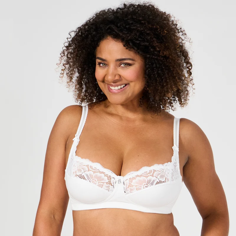 Soutien-gorge sans armatures blanc Cocoon