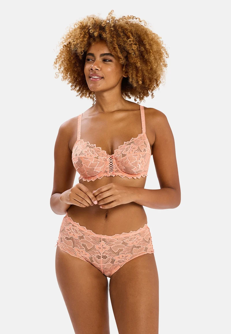 Lot de 3 culottes hautes Arum Rose, Vert et Magenta Pourpre