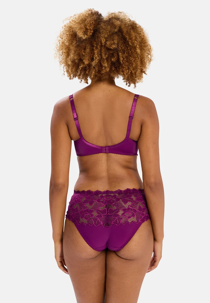 Lot de 3 culottes hautes Arum Rose, Vert et Magenta Pourpre