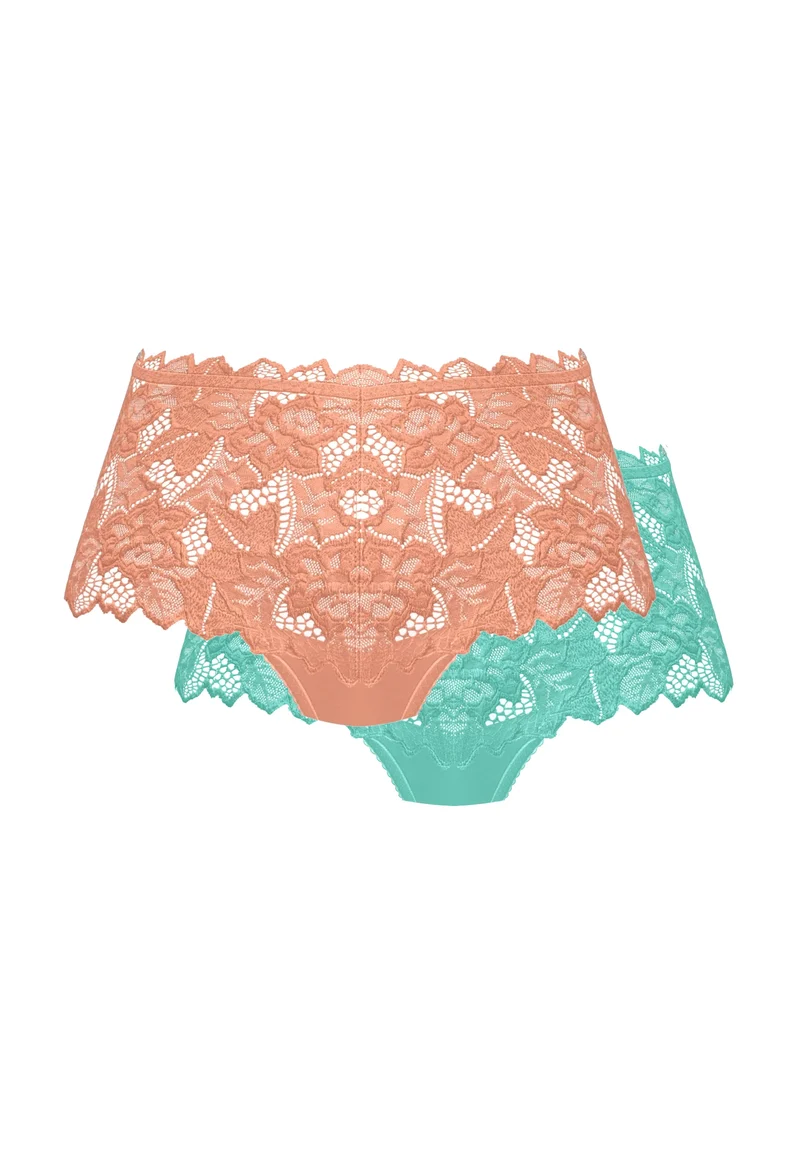 Lot de 2 culottes Arum Rose et Vert