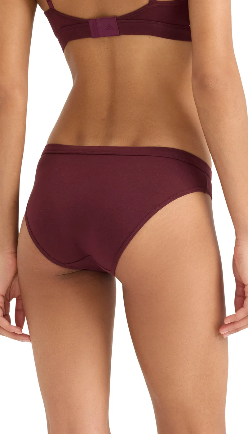 Slip 2er-Pack Bordeaux/Weiss - ADIDAS