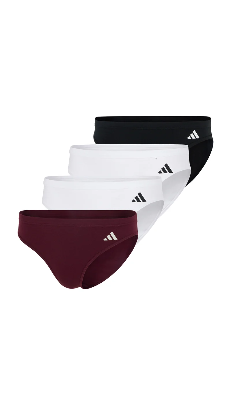 Slip 4er-Pack Bordeaux/Weiss/Schwarz - ADIDAS