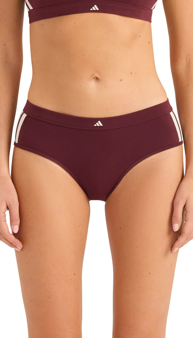 Hipster Slip Bordeaux/Schwarz - ADIDAS