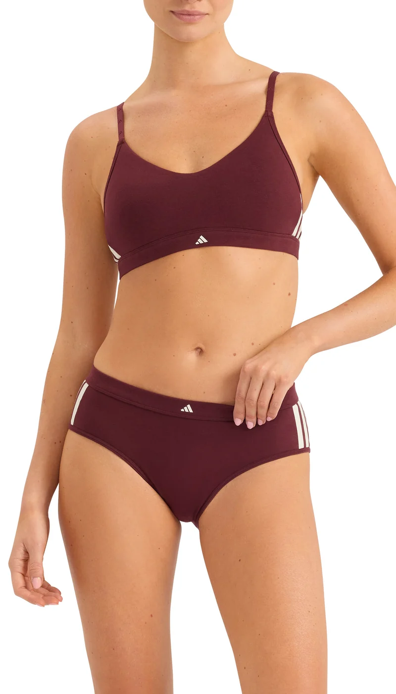 Hipster Slip Bordeaux/Schwarz - ADIDAS