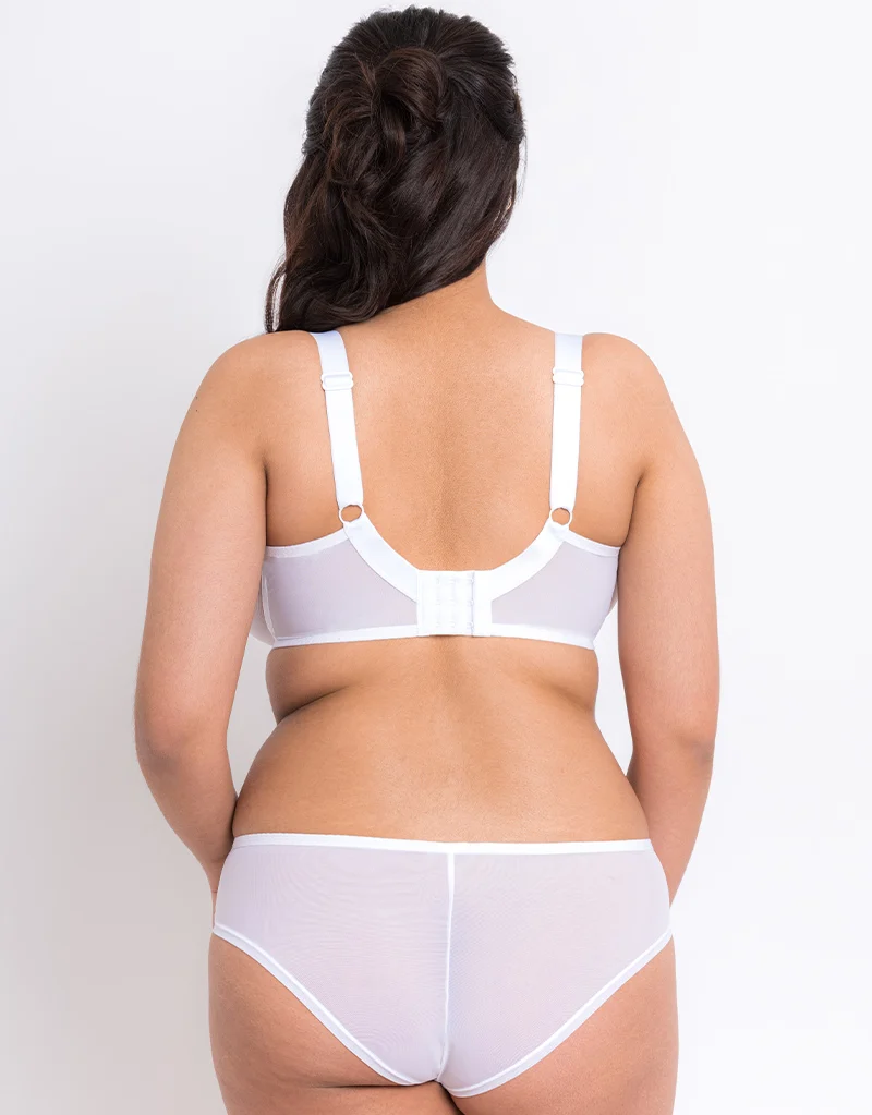 Flirtelle Hayley Plunge Bra White