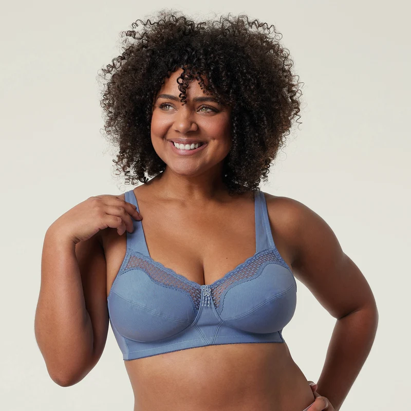Soutien-gorge sans armatures denim Cotton confort