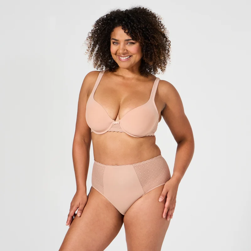 Soutien-gorge coque beige noisette Just Glam
