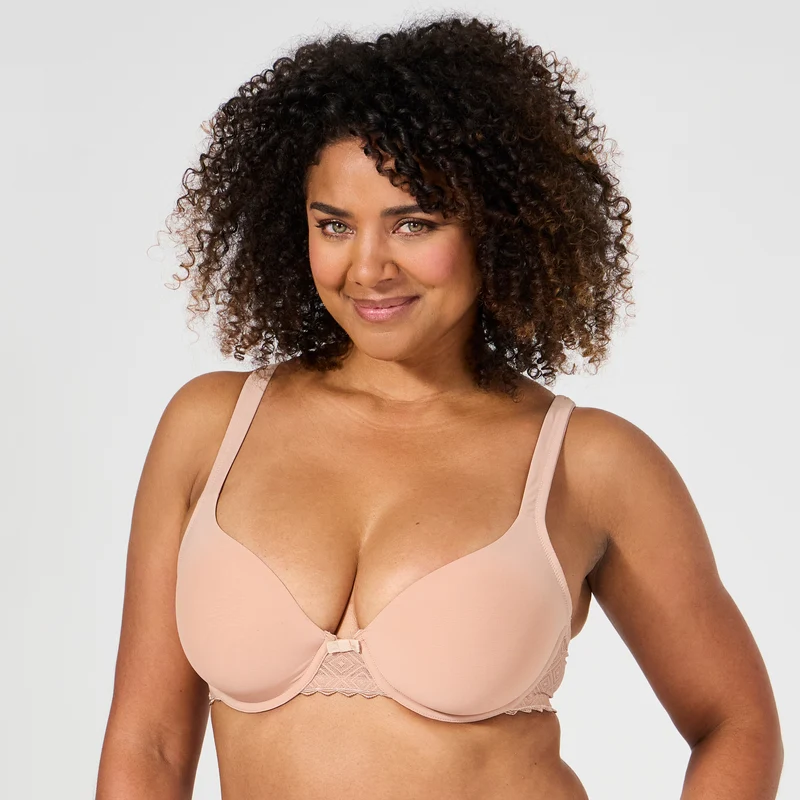 Soutien-gorge moulé beige noisette Just Glam