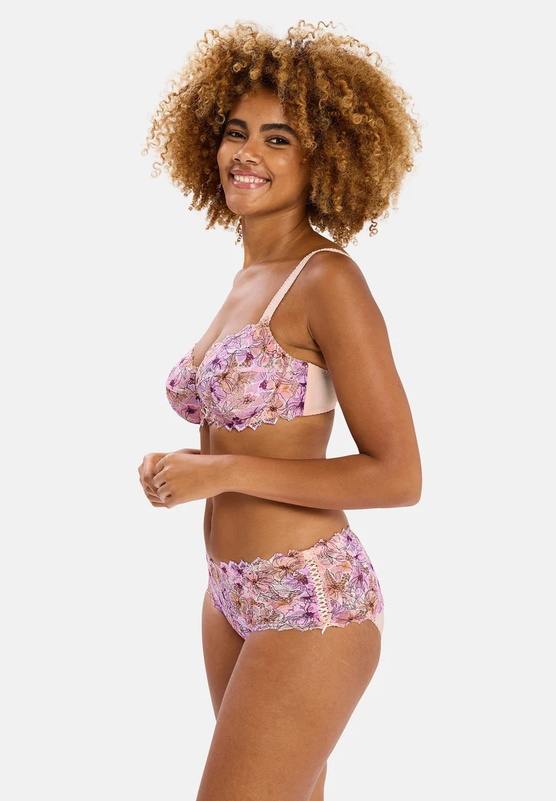 Culotte Arum Mosaïc Floral Rose
