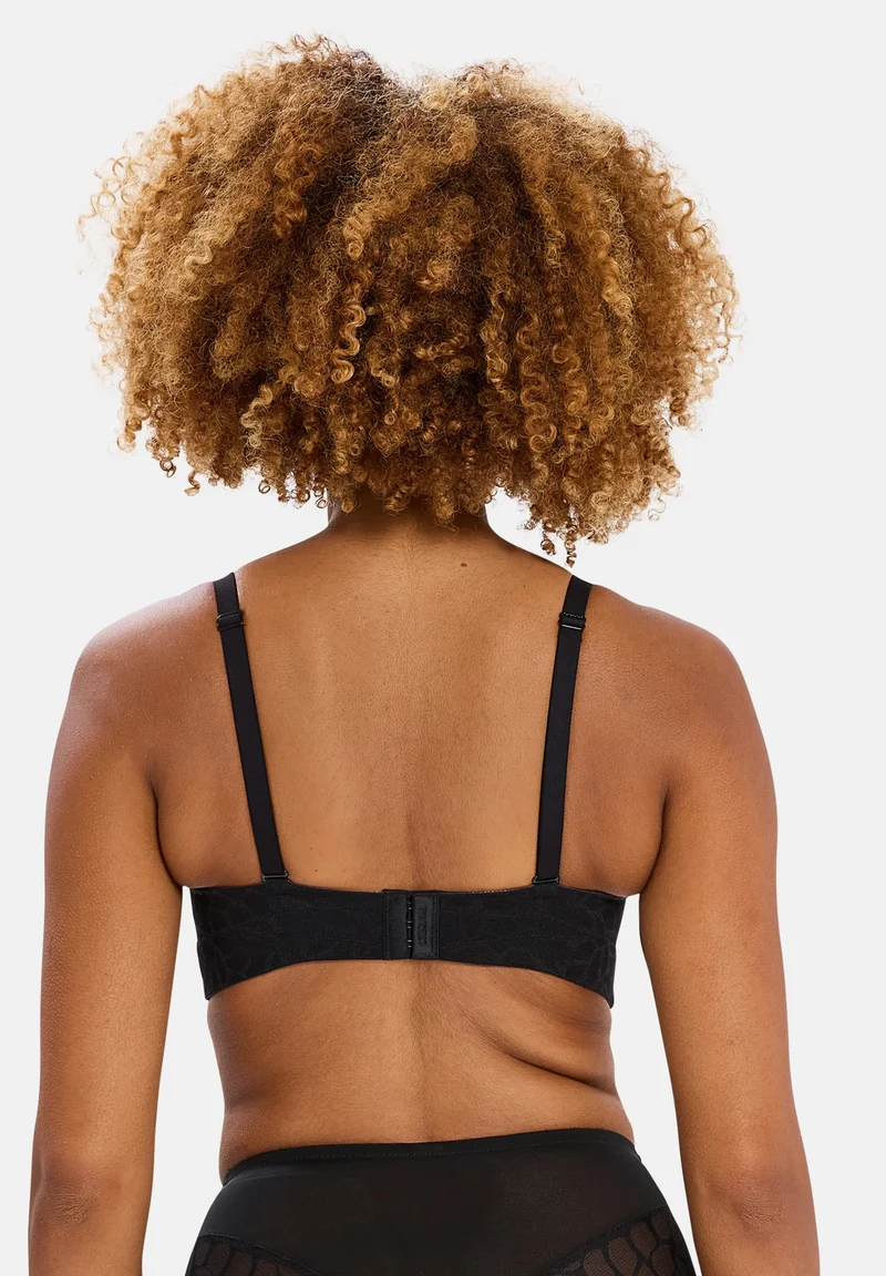 Soutien-gorge bandeau avec armatures Perfect Curves Noir