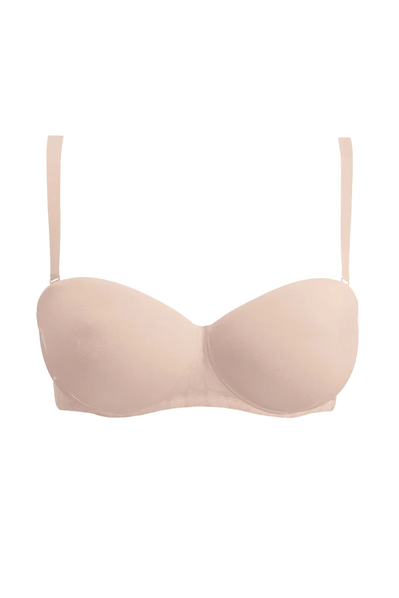 Soutien-gorge bandeau avec armatures Perfect Curves Blush