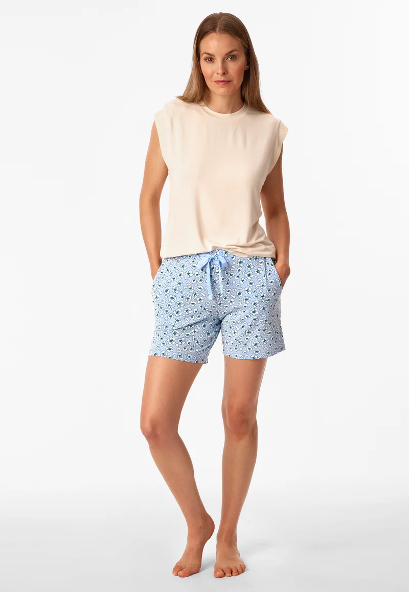 Shorts Blau gemustert - Mix+Relax