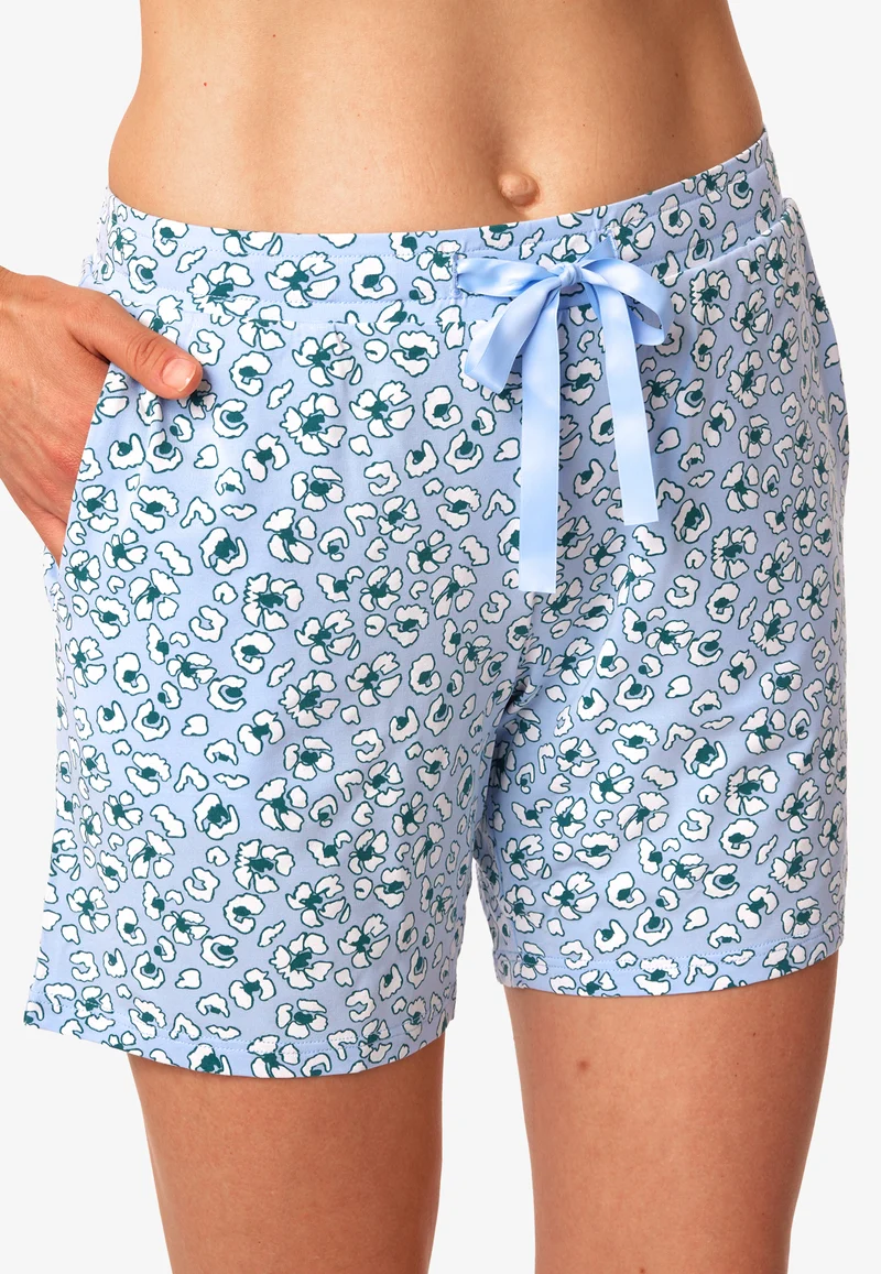 Shorts Blau gemustert - Mix+Relax