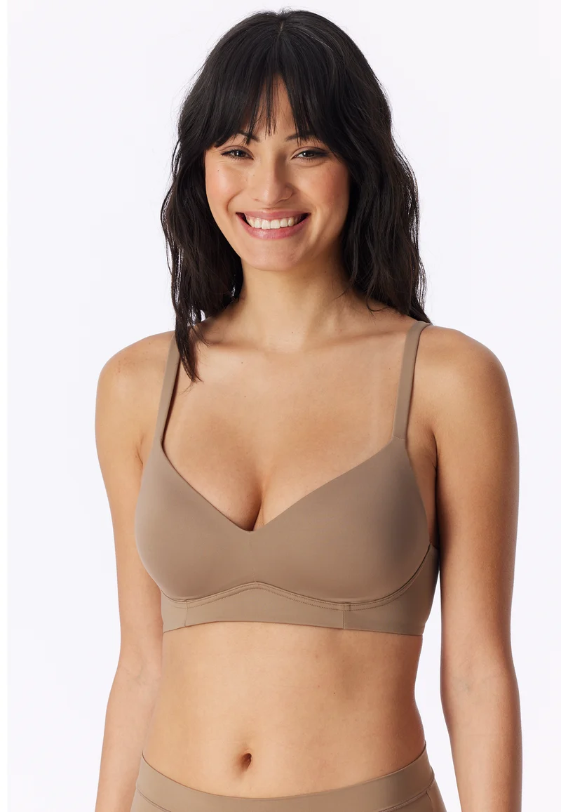 Soft-BH mit Cups Taupe - Unique Micro