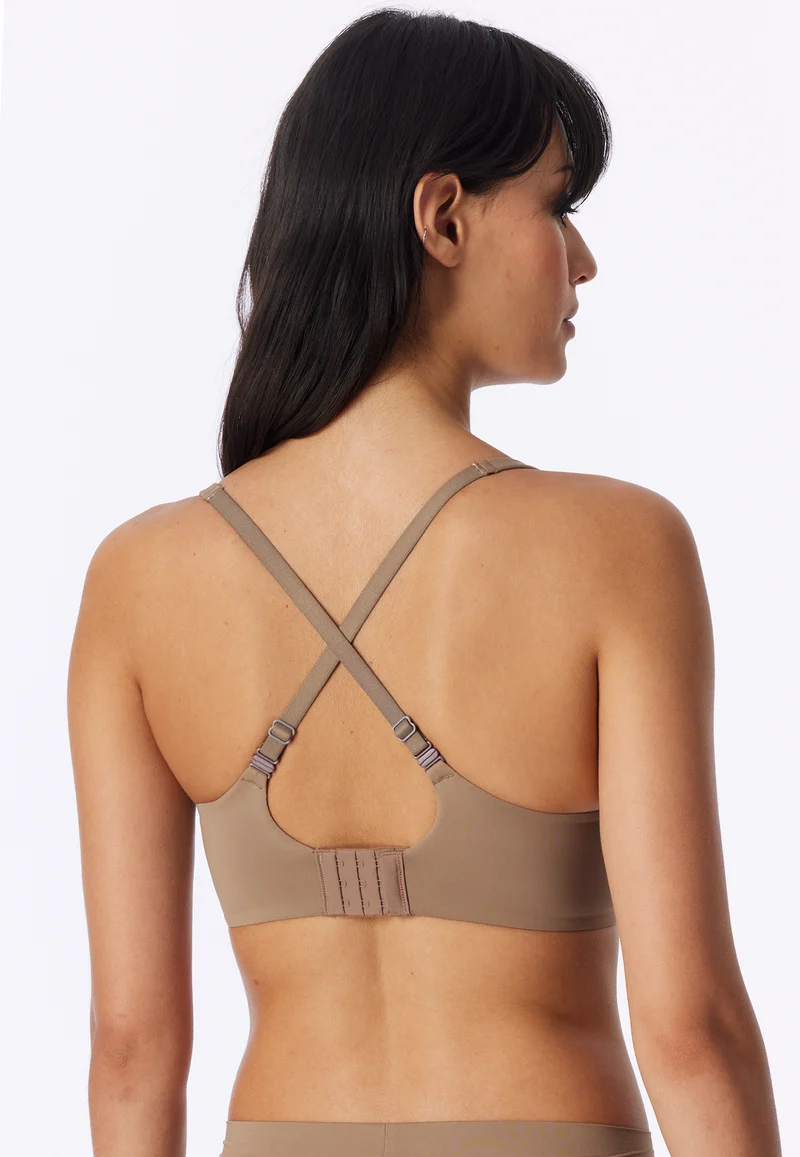 Soft-BH mit Cups Taupe - Unique Micro