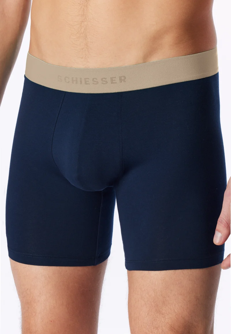 Long-Shorts 3er-Pack Dunkelblau - 95/5
