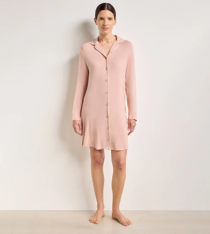 Chemise de nuit rose poudré Soft Blush