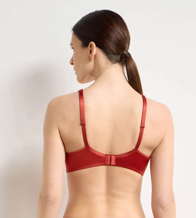 Soutien-gorge à armatures cannelle épicée Dim x Ines de la Fressange