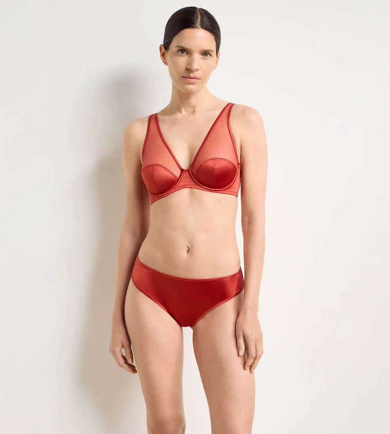 Soutien-gorge à armatures cannelle épicée Dim x Ines de la Fressange