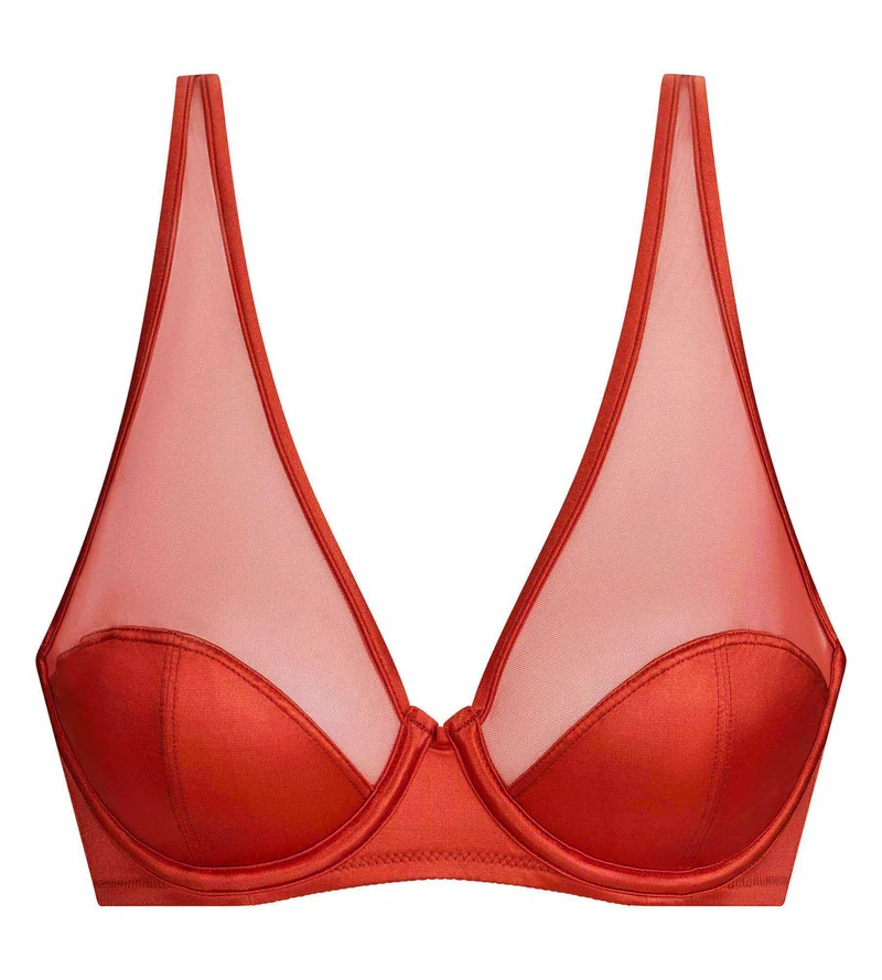 Soutien-gorge à armatures cannelle épicée Dim x Ines de la Fressange