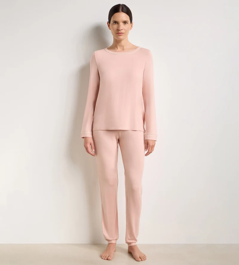 Jogging de pyjama rose poudré Soft Blush