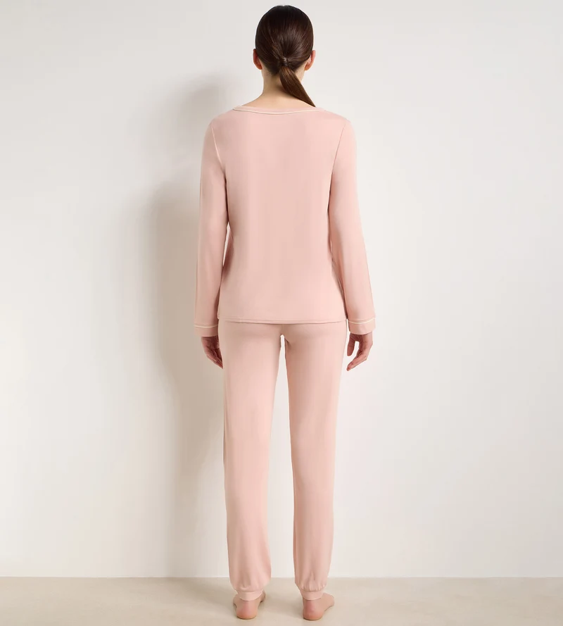 Jogging de pyjama rose poudré Soft Blush