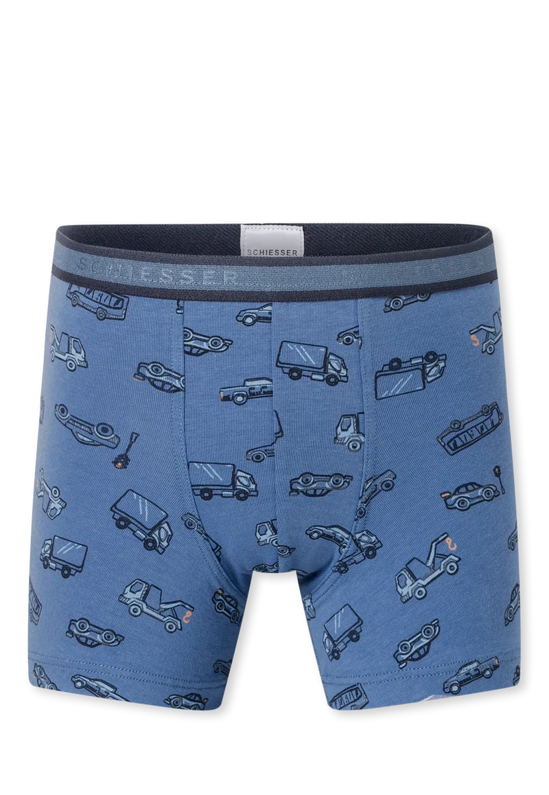 Shorts 3er-Pack Blau gemustert - 95/5