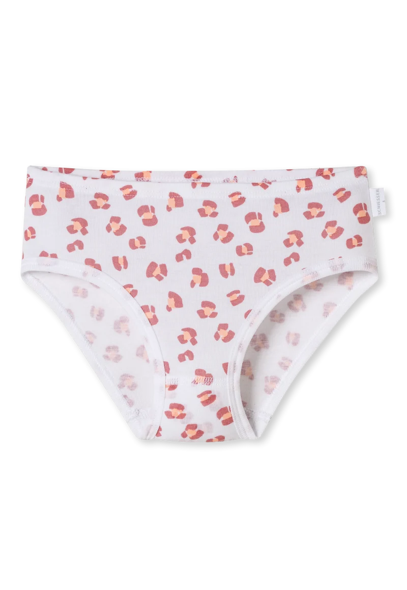 Slip Feinripp 3er-Pack Altrosa/Weiss - Fine Rib