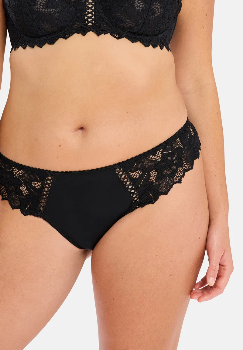 Slip dentelle Arum Noir