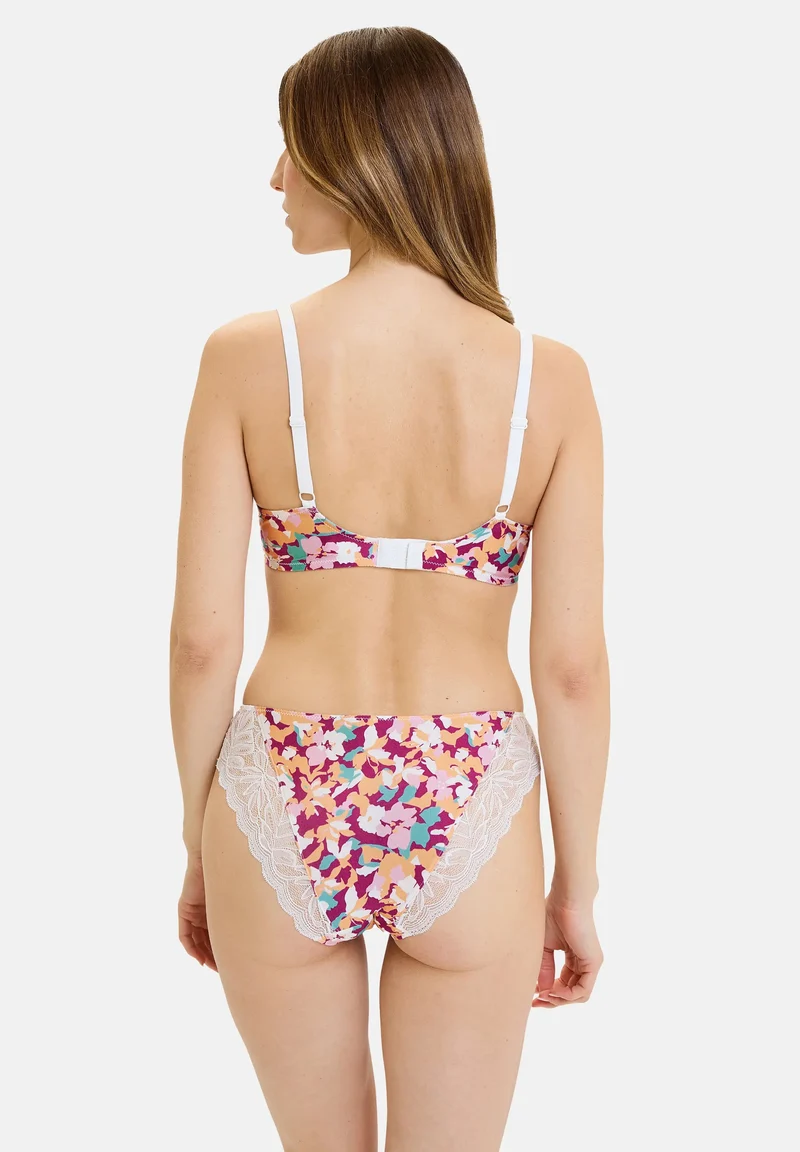 Soutien-gorge corbeille Suzan Fantaisy Fleurs Fuchsia