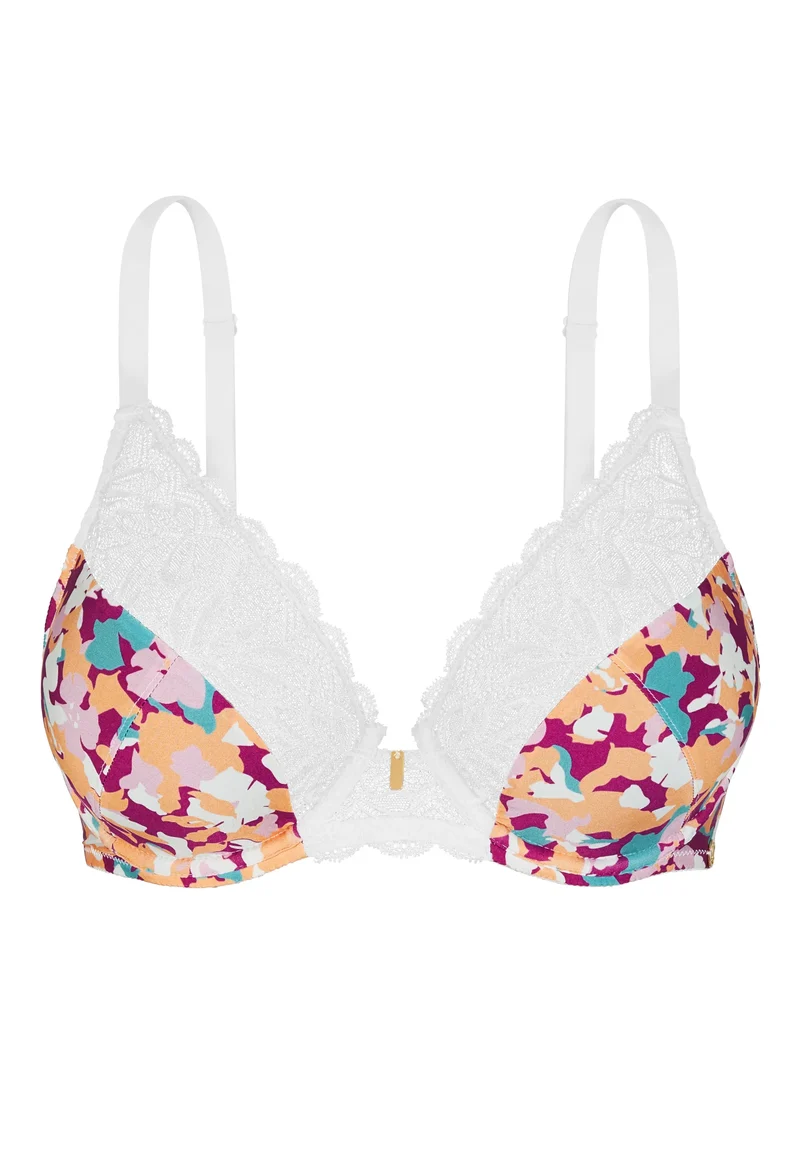 Soutien-gorge corbeille Suzan Fantaisy Fleurs Fuchsia
