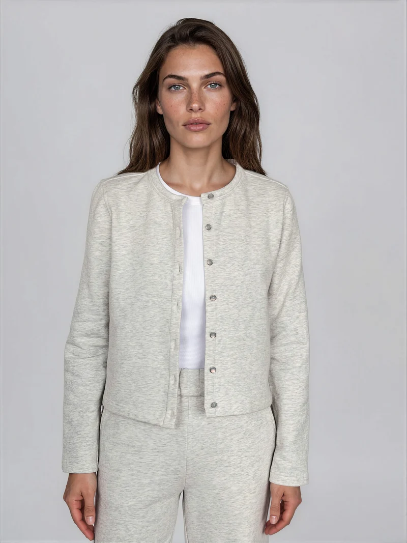 Cardigan coton ouaté Abby