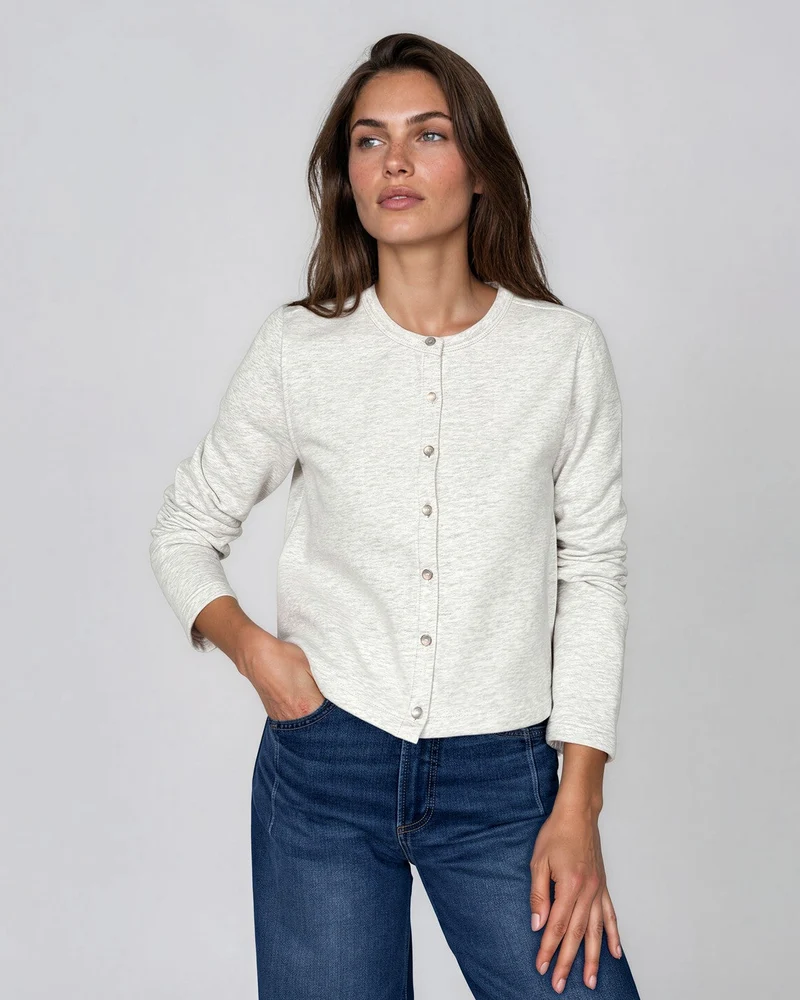 Cardigan coton ouaté Abby