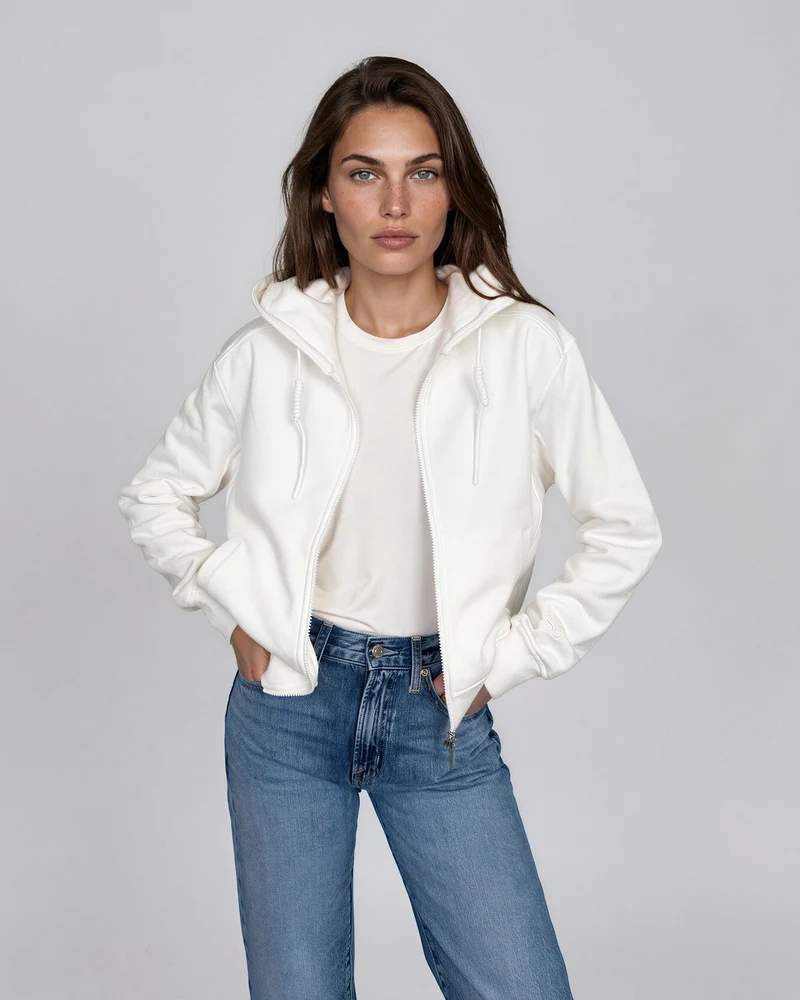 Veste coton ouaté avec zip Credo