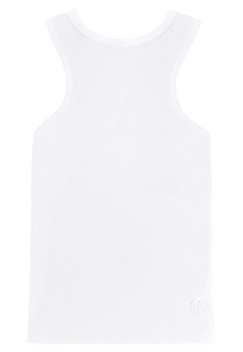 Tank Top Doppelripp Weiss - SCHIESSER 150 Years