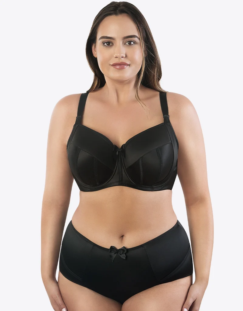 Parfait Charlotte Padded Balconette Bra Black