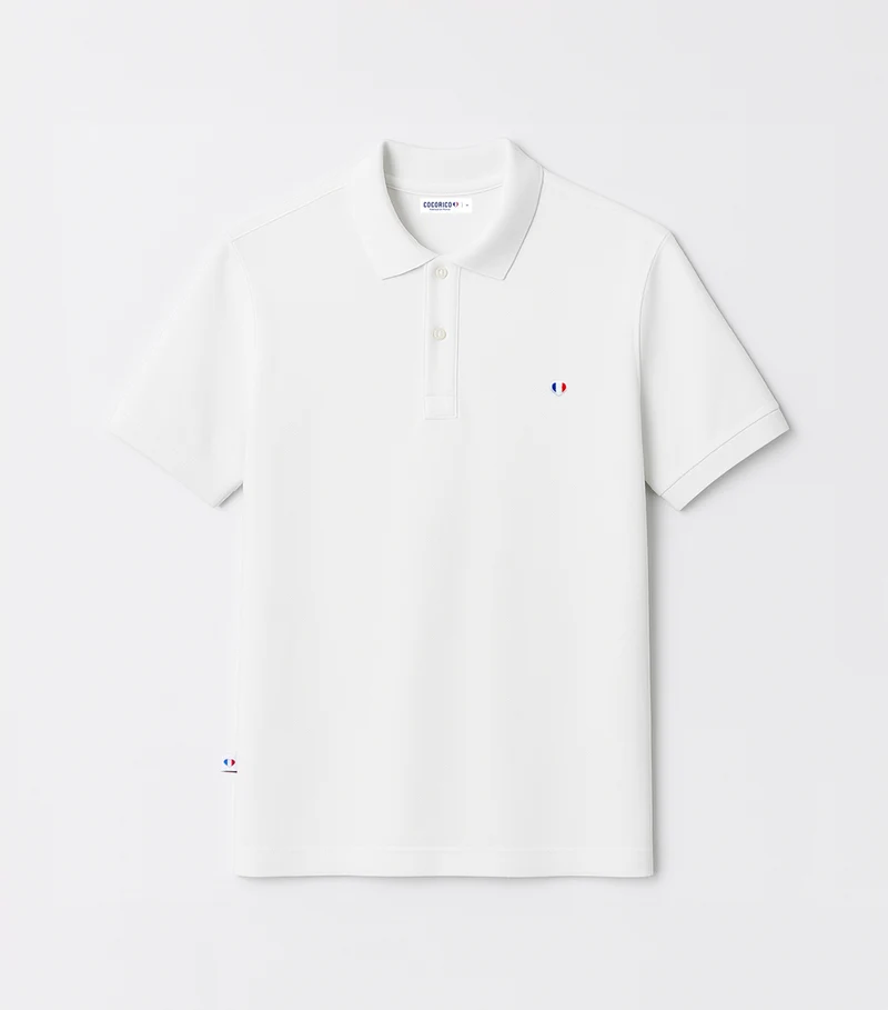 Polo Homme Blanc - Iconique