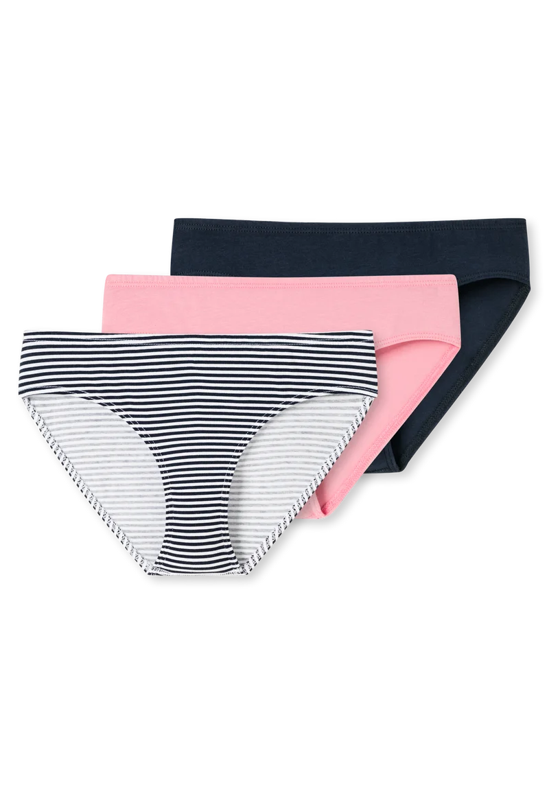 Slip 3er-Pack Bunt gemustert - 95/5