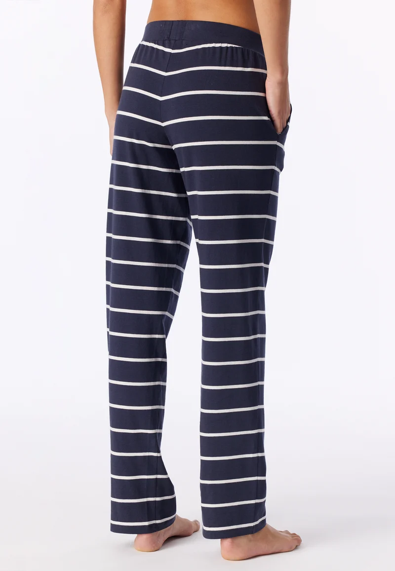 Hose Dunkelblau/Weiss gestreift - Mix+Relax