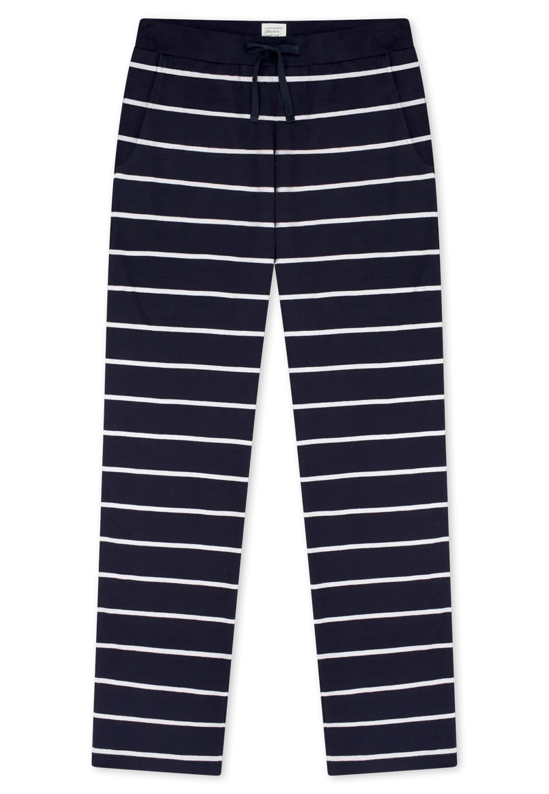 Hose Dunkelblau/Weiss gestreift - Mix+Relax